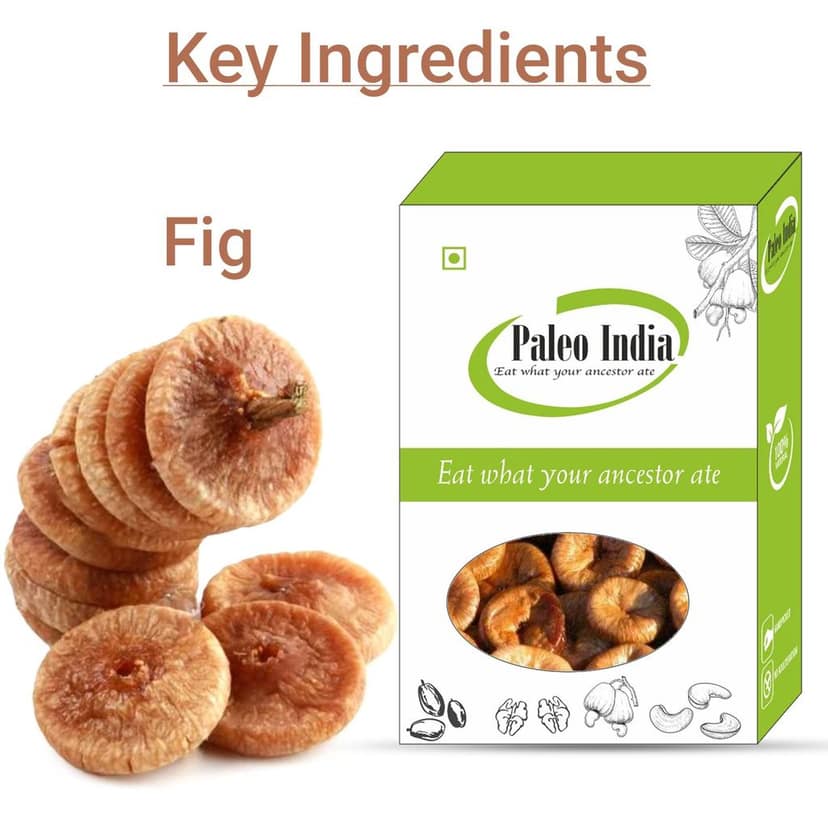 Paleo India 400gm Dried Fig| Anjeer| Figs view 2