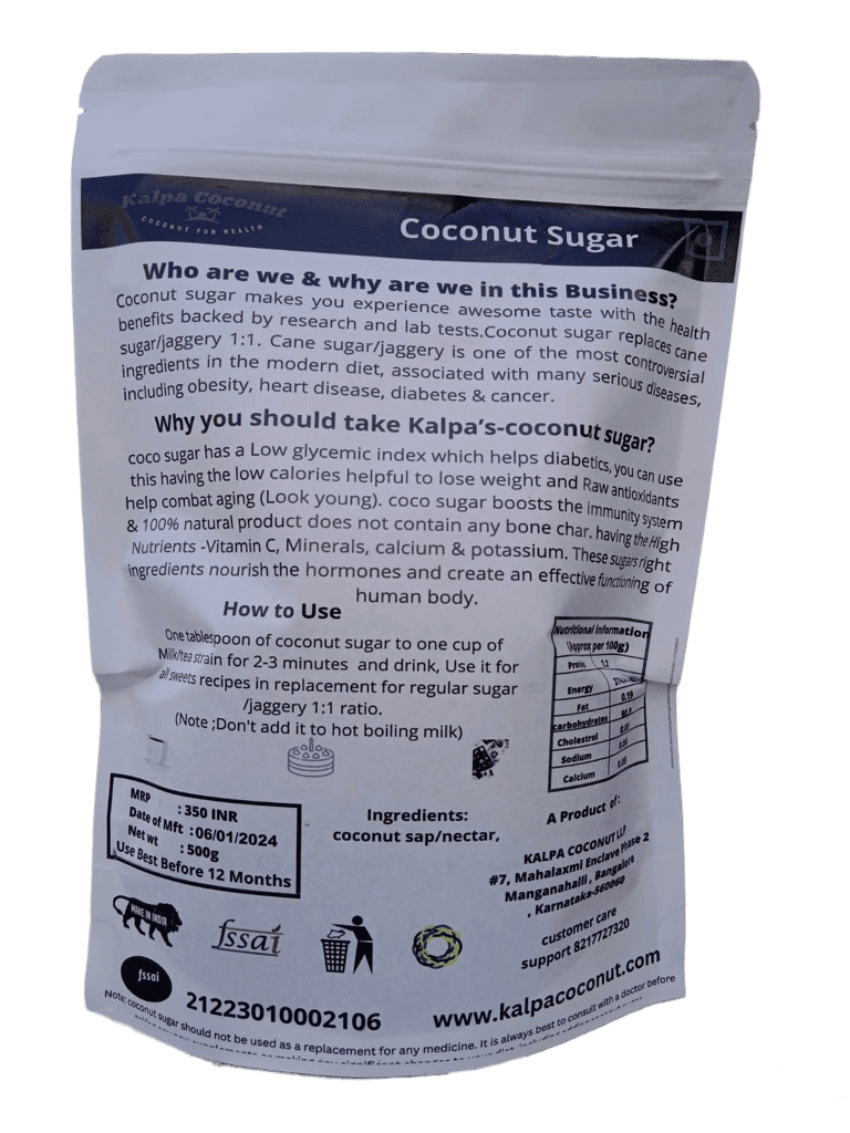 Kalpa Coconut Sugar 500g : Sweeten Naturally-Unbeatable Flavor view 2