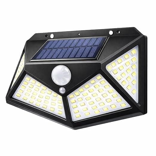 Solar Motion Sensor Security Light Outdoor LED Wall Lamp Auto On/Off Waterproof Night Light for Home, Garden, Gate and Balcony view 2