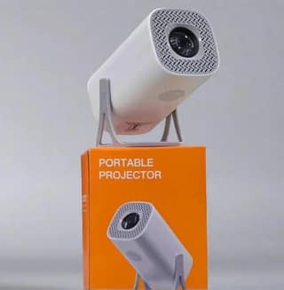S40 HD Smart Portable Projector, 3500 Lumens, 180-Degree Projection Angle, Compact Design with Multiple Ports