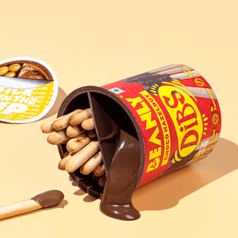 Beanly Dibs Choco-Hazelnut Spread with Breadsticks view 2