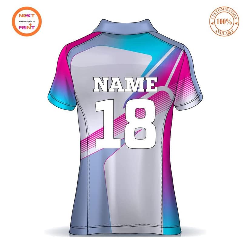 Next Print Men's All Sports Soccer Jersey Printed with Team Name, Name & Number | Men's Cricket T-Shirt Printed with Your Name | Cricket Shirt Printed with Your Name 1514002400 view 2