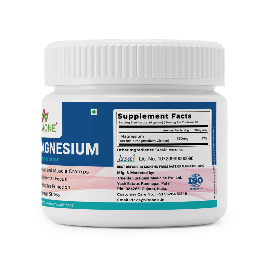 VitaOne Ionic Magnesium Powder I Veg I 240gm view 2