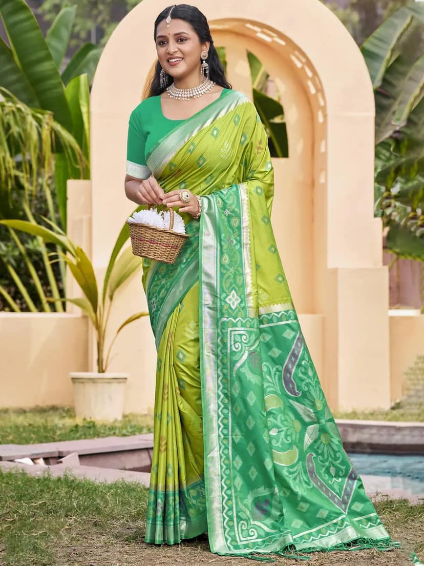 Light Green Silk Saree