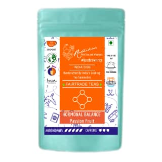HORMONAL BALANCE Passion Fruit Darjeeling Leaf - Antioxidants & Mental Boost (100 gm - Makes 50 Cups of Tea) by M/S RADHIKAS FINE TEAS AND WHATNOTS