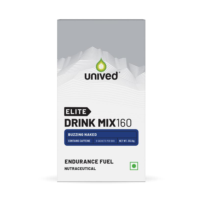 Unived Elite Drink Mix 160 for Quick Energy & Sports Stamina Buzzing Naked