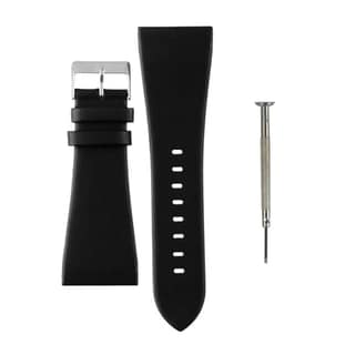 Genuine Leather 34mm Watch Strap Compatible with POLICE Watches | Premium Replacement Band with Installation Tool | Durable & Stylish Wrist Strap for Men