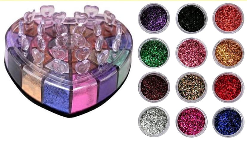 Elecsera Multicolor Shining Eye shadow Shimmer/Glitter Powder 30 Pcs (Multicolor)