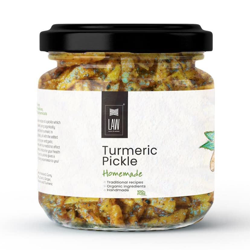Homemade Turmeric Pickle – Handmade/Preservative free/Grandma’s Secret Recipe/Kerala Style view 2
