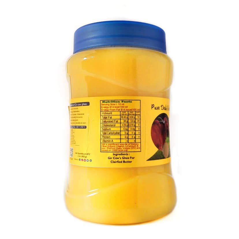 KAPU & RANCHO INTERNACIONAL Gir Cow’s Ghee – Pure Desi Kathiyadwadi – 1500ml (1.5KG) view 2