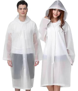 Infispace Pack of 1 Unisex Raincoat With Hood | Waterproof Rain Poncho | Material | Reusable | Lightweight | Universal Size | Raincoat for Men and Women raincoat raincoat lightwaight raincoat plastick raincoat hiking raincoat barsati rainsuit for r