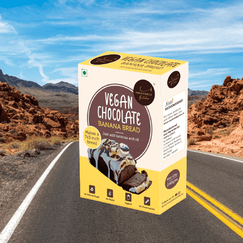 INDULGENCE Vegan Chocolate Banana Bread 240 Gms view 2