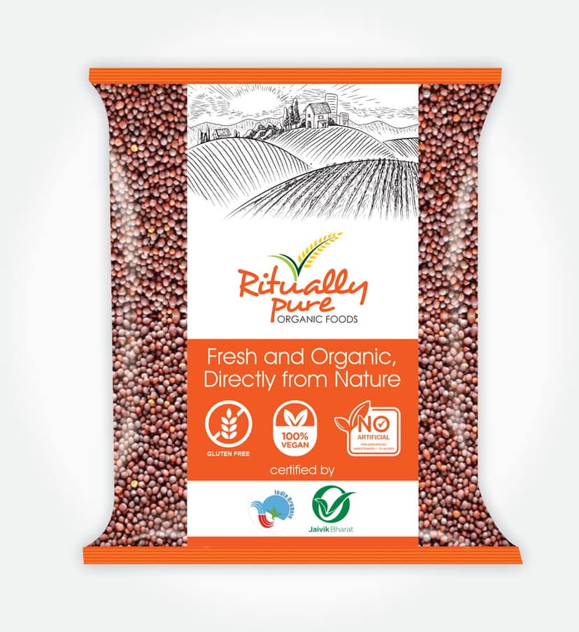Ritually Pure 100% Organic | Natural Spices | Rai (Mustard Seed) | 200 Gm Pack