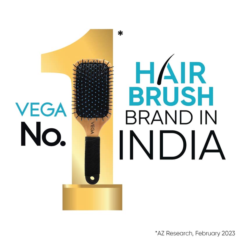 VEGA Hot Curl Brush Large, black, VEGA Hot Curl Brush Large, black, - black / 1 Count (Pack of 1) view 2