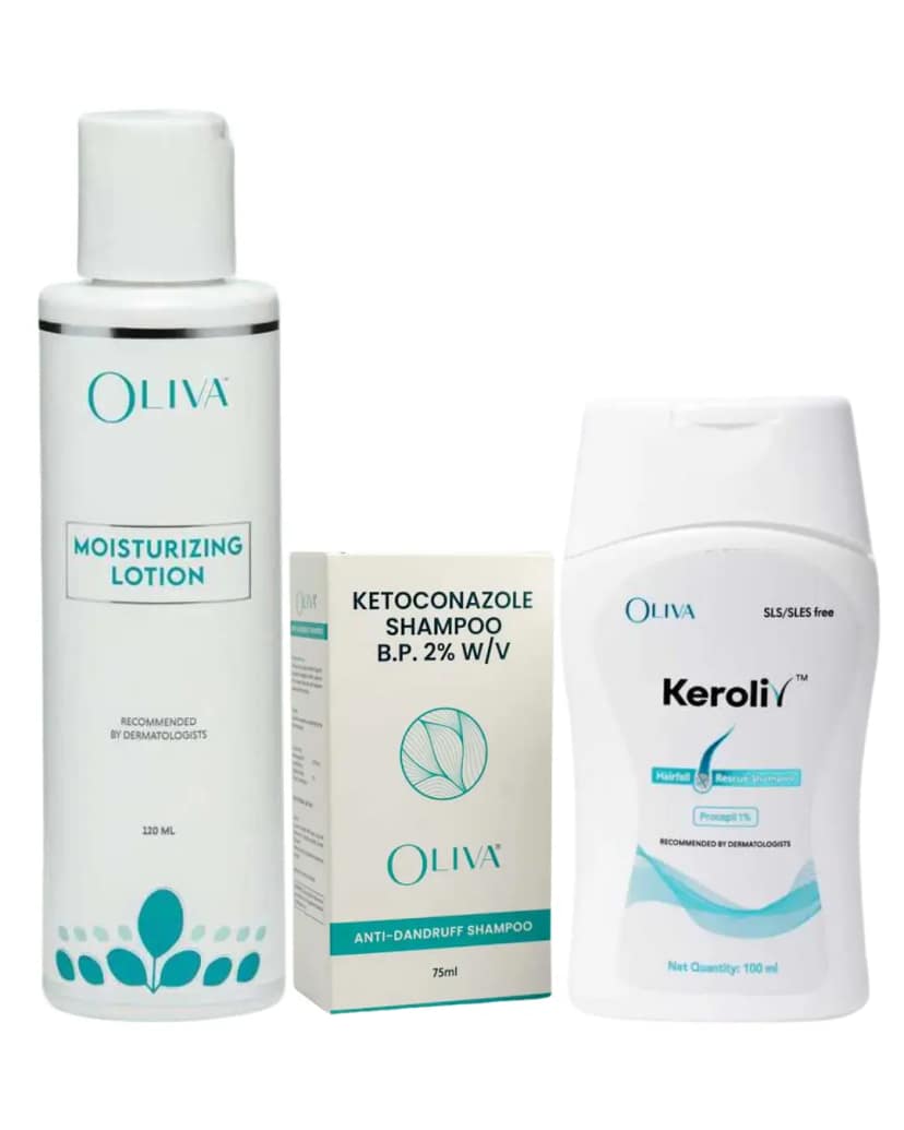 Oliva Anti-Dandruff & Hair Fall Pack with Skin Hydration