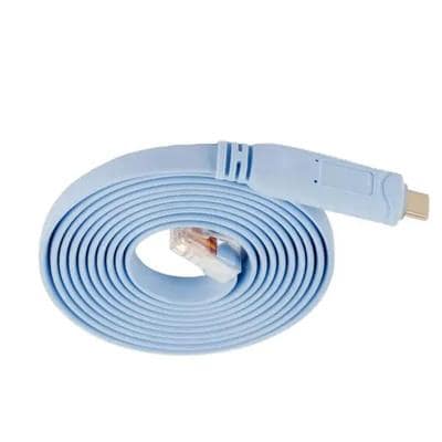 Rj-45 to Type C Male Console Cable, Debug Line, Compatible with Cisco, Routers/Switches for Laptop in Windows, Mac, Linux