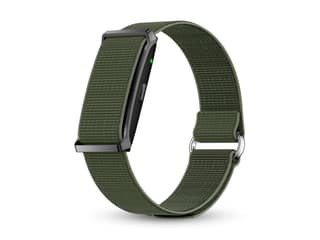 Pebble Qore Advanced Health Tracking, 100+ Sports Modes, 45 Days Battery Life, HR, SpO2, Stress, Sleep, One Key Measurement Smart band - Camo Green