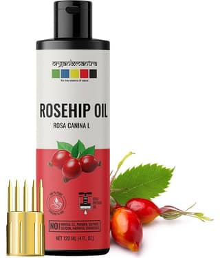Organix Mantra Rosehip Seed Oil, 100% Pure, Natural & Cold Pressed Organic Oil, 120ML