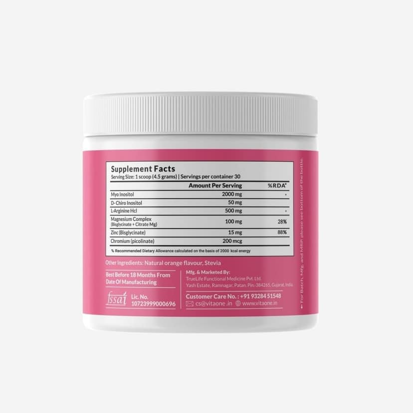 VitaOne PCOS Hormonal Support Powder for Women’s Health view 2