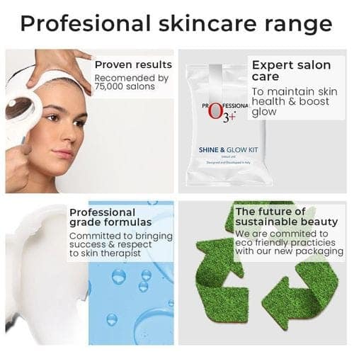 O3+ Shine & Glow Facial Kit For Instant Glow (32gm+6ml) view 2