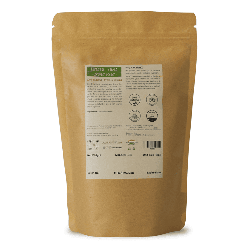 Rasatva Kumbhraj Dhania - Coriander Powder (250 gms) view 2