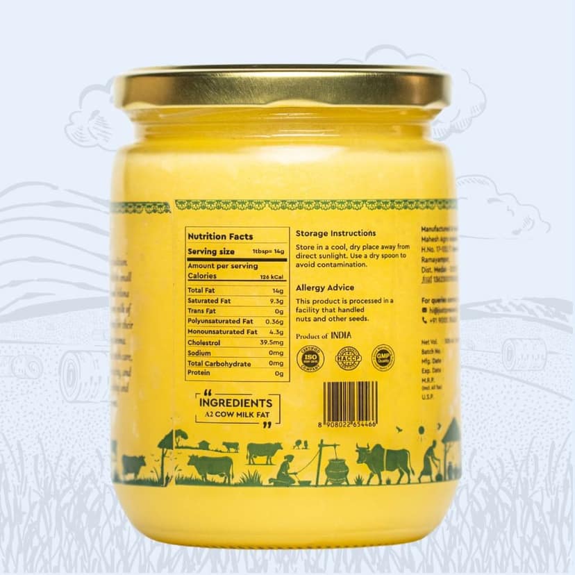 A2 - Cow Ghee - 500ml view 2