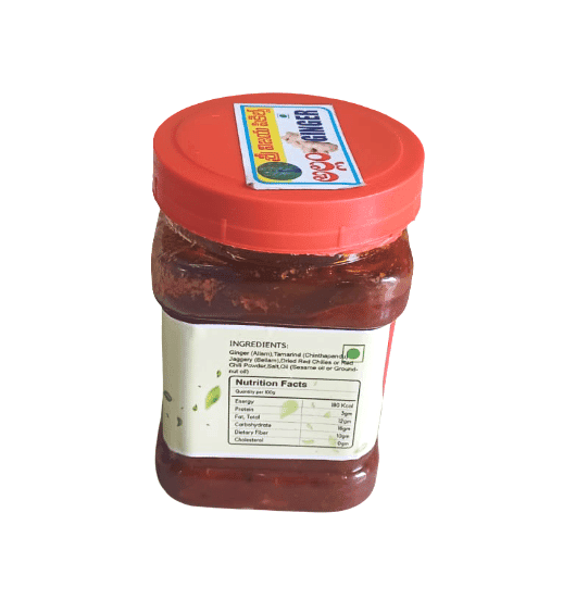 Sri Krishna Amma Vari Allam Pachadi - Authentic Ginger Pickle (250g) view 2