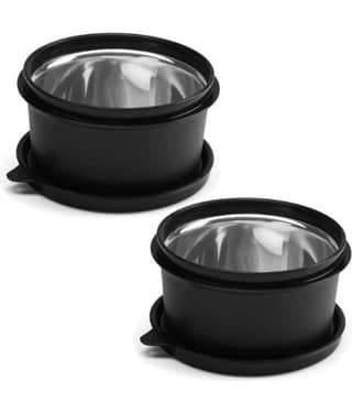 Oliveware Steel Red Food Container ( Set of 2 )