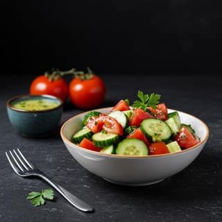 Cucumber - Tomato Salad