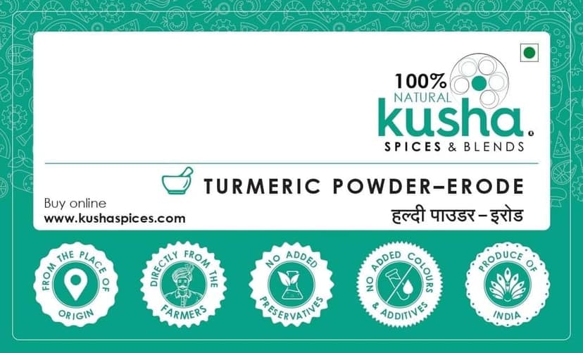Kusha Spices Turmeric Powder Erode view 2
