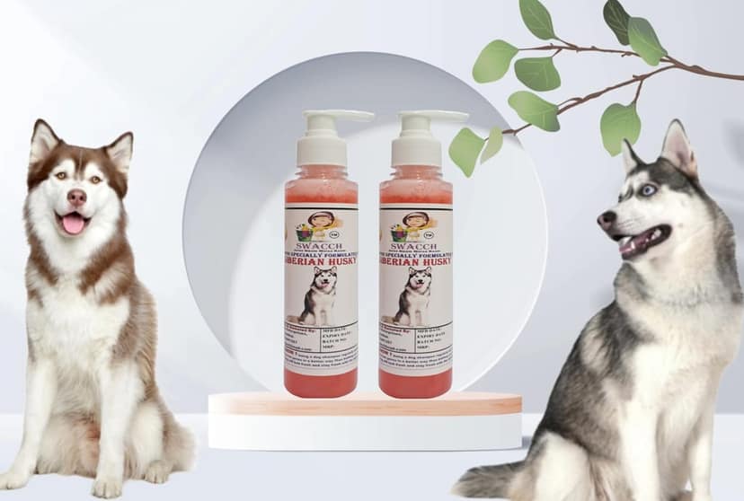 SWACCH Premium Shampoo for Siberian Husky (200ML) (Pack of 2) Strawberry
