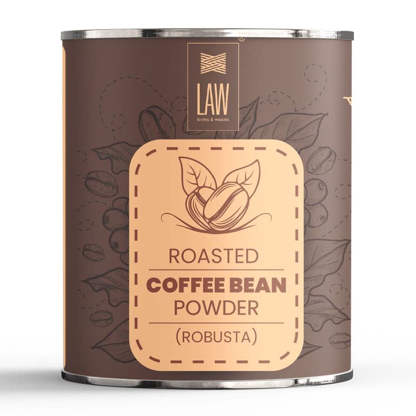 Freshly Ground Robusta Coffee Beans (Organically Grown, Single Origin, Farm Direct produce, Medium Dark Roast & Fine Powder) (Filter Coffee Powder) view 2