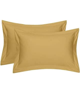 MAHALUXMI COLLECTION - Pack of 2 Microfiber Solid Standard Size Pillow Cover ( 68.58 cm(27) x 43.18 cm(17) ) - Magenta