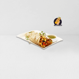 Amul cheese chilli corn frankie wrap