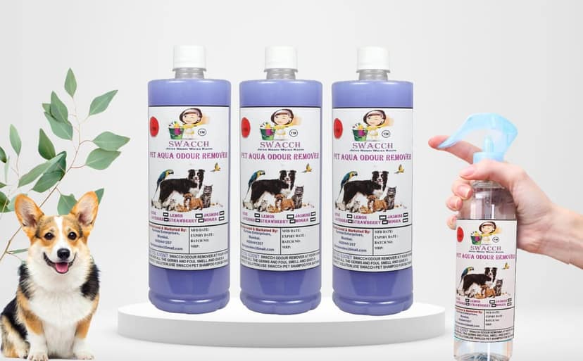 Swacch PET Aqua Odour Remover (1 Litre) (Pack of 3) Lavender
