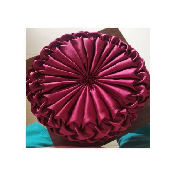 Round Types Pillow Red