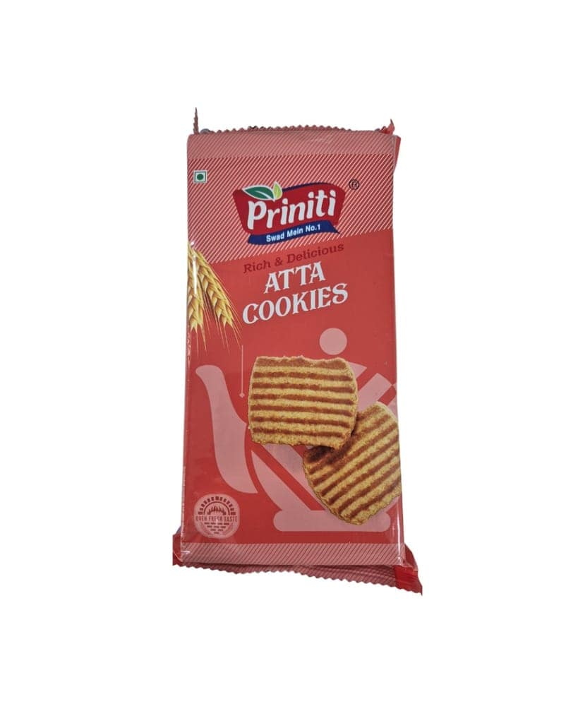 Priniti Atta Cookies - Rich & Delicious Whole Wheat Cookies