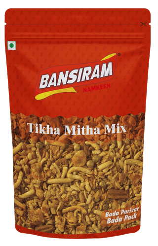 BANSIRAM TIKHA MITHA MIX STANDEE PACK 400 GM (NAMKEEN)