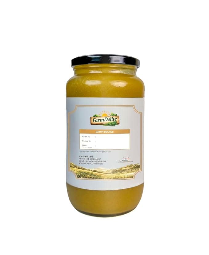 FarmDelite Pure Desi Ghee 1L view 2