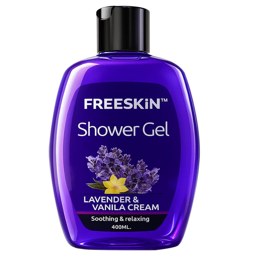 Lavender & Vanilla Shower Gel 400ml | Relaxing Body Wash