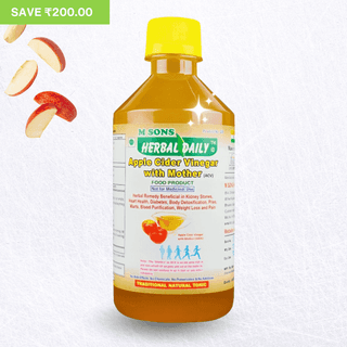 Apple Cider Vinegar Acv | Raw | Unfiltered & Unpasteurized | For Weight Management, Reduced Bloating, Healthy Skin & Hair