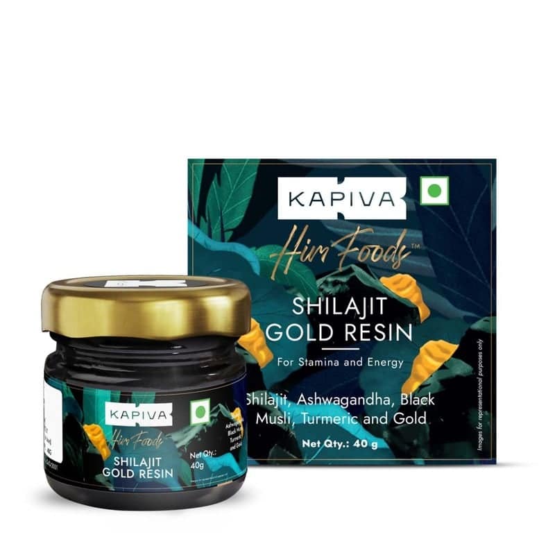 Kapiva Shilajit Gold Resin | Helps in boosting Stamina | Contains 24 Carat Gold | 100% Ayurvedic Kapiva Shilajit Gold Resin 20g | 100% Ayurvedic | For men