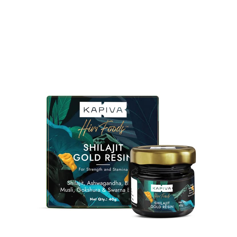 Kapiva Shilajit Gold Resin | Helps in boosting Stamina | Contains 24 Carat Gold | 100% Ayurvedic Kapiva Shilajit Gold Resin 20g | 100% Ayurvedic | For men view 2