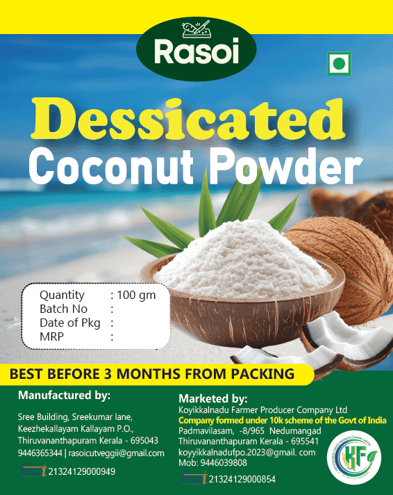 Rasoi Desiccated Coconut Powder - Natural & Aromatic Culinary Ingredient view 2