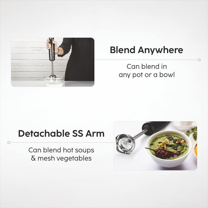 Electric Turbo Hand Blender Chopper 350W - (SA4063HBCH) view 2