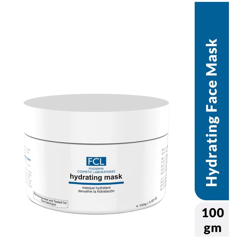 FIXDERMA COSMETIC LABORATORIES Hydrating Mask For Hydration,Irritated Skin,Dry Skin,Nourishes Dehydrated Skin,Diminishes Premature Ageing,Replenishes Moisture,Paraben&Silicone Free,100Gm,1 Count FIXDERMA COSMETIC LABORATORIES Hydrating Mask For Hydration view 2
