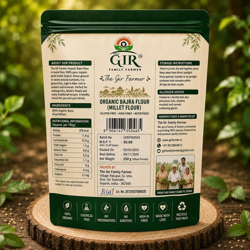 Organic Bajra Flour - Gluten Free view 2