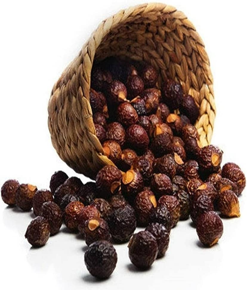 MYGODGIFT Organic Whole Dried Reetha/Ritha/Arith/Areetha Raw Form For Hairs 200 gm