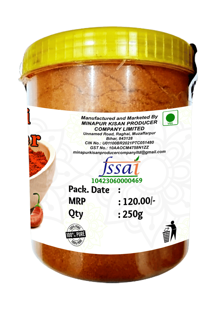 Pure Chilli Powder - 100% Natural and Fresh | 250gm view 2