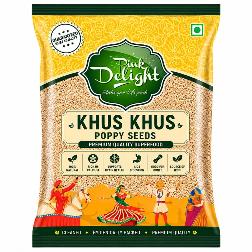 Pink Delight Khus Khus/Poppy Seeds 50g